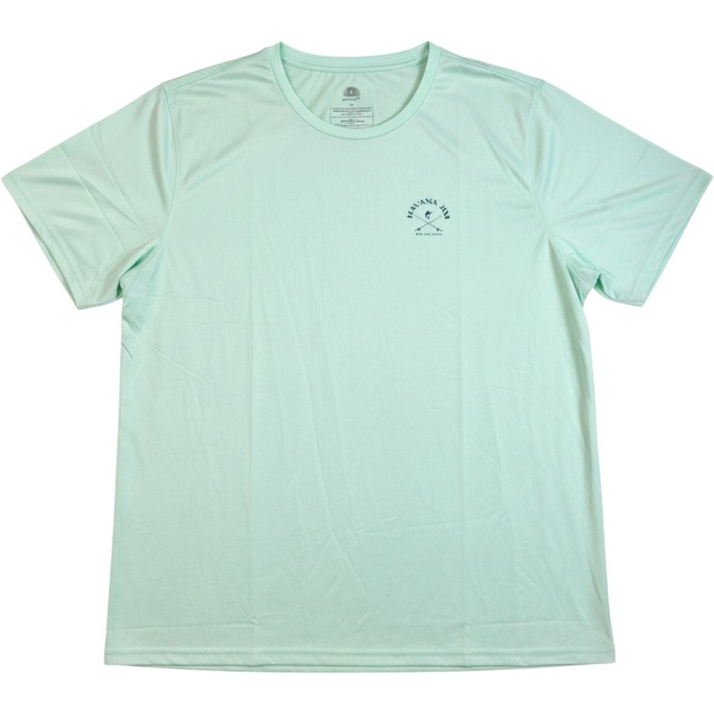 Havana Jim Mens‎ Cool Tech Tee Bay Green Fishing Shirt 3XL UPF Moisture Wicking